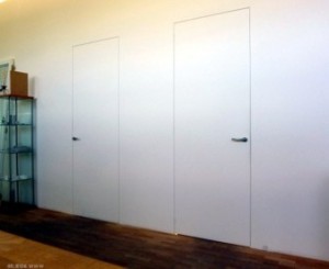 Tapetentüren - Wandbündige Tür