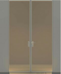 Glastür E-Max Doppeltür