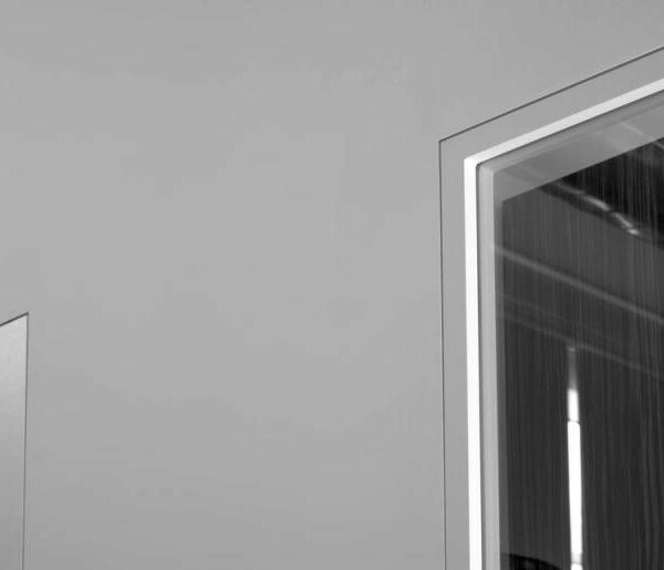 Glastür E-Max Rahmen